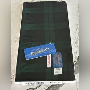 Pendleton Blue and Green 100% Virgin Wool Scarf